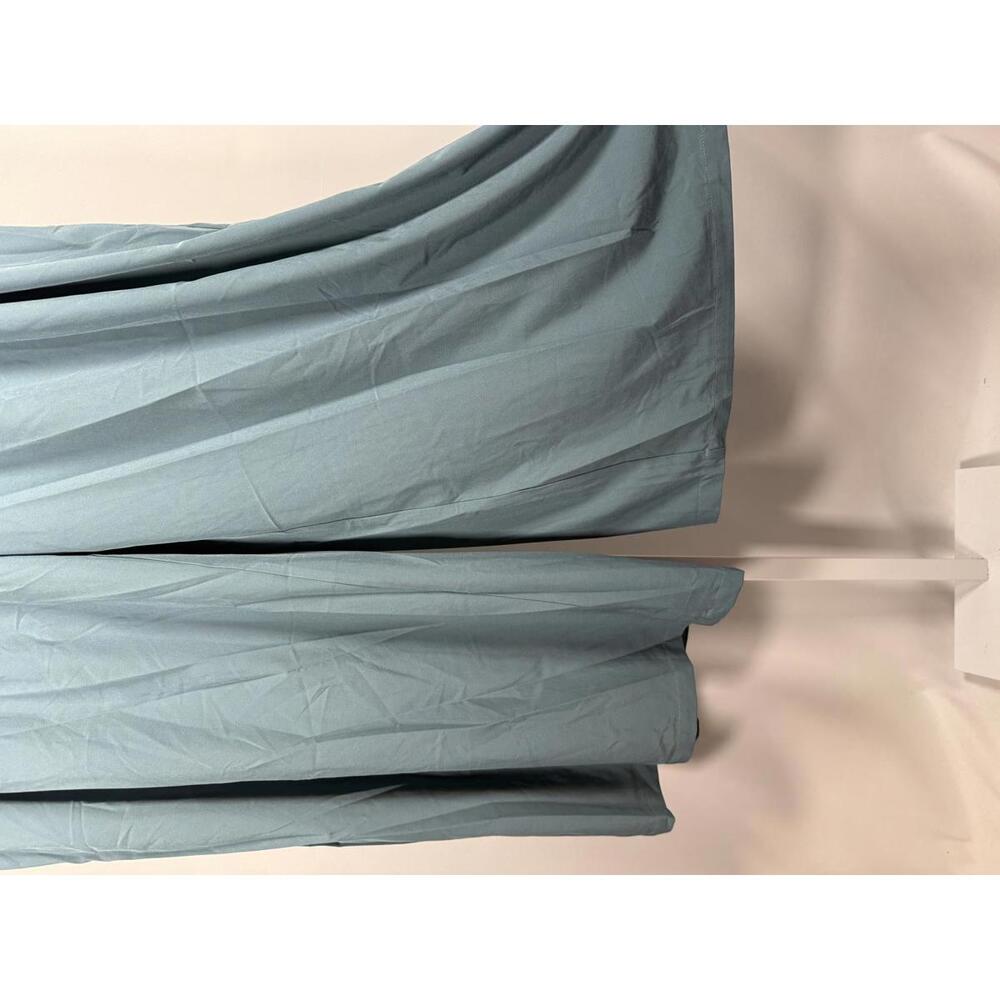 NWT Halara Breezeful High Waist Shirred Flowy Palazzo Casual Pants Stone Blue, M - Picture 6 of 13